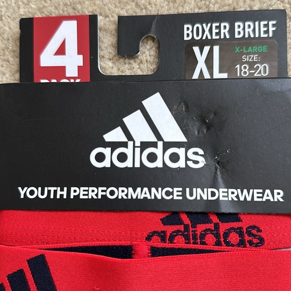 Adidas Aeroready boys 4 pack boxer briefs - Picture 3 of 11